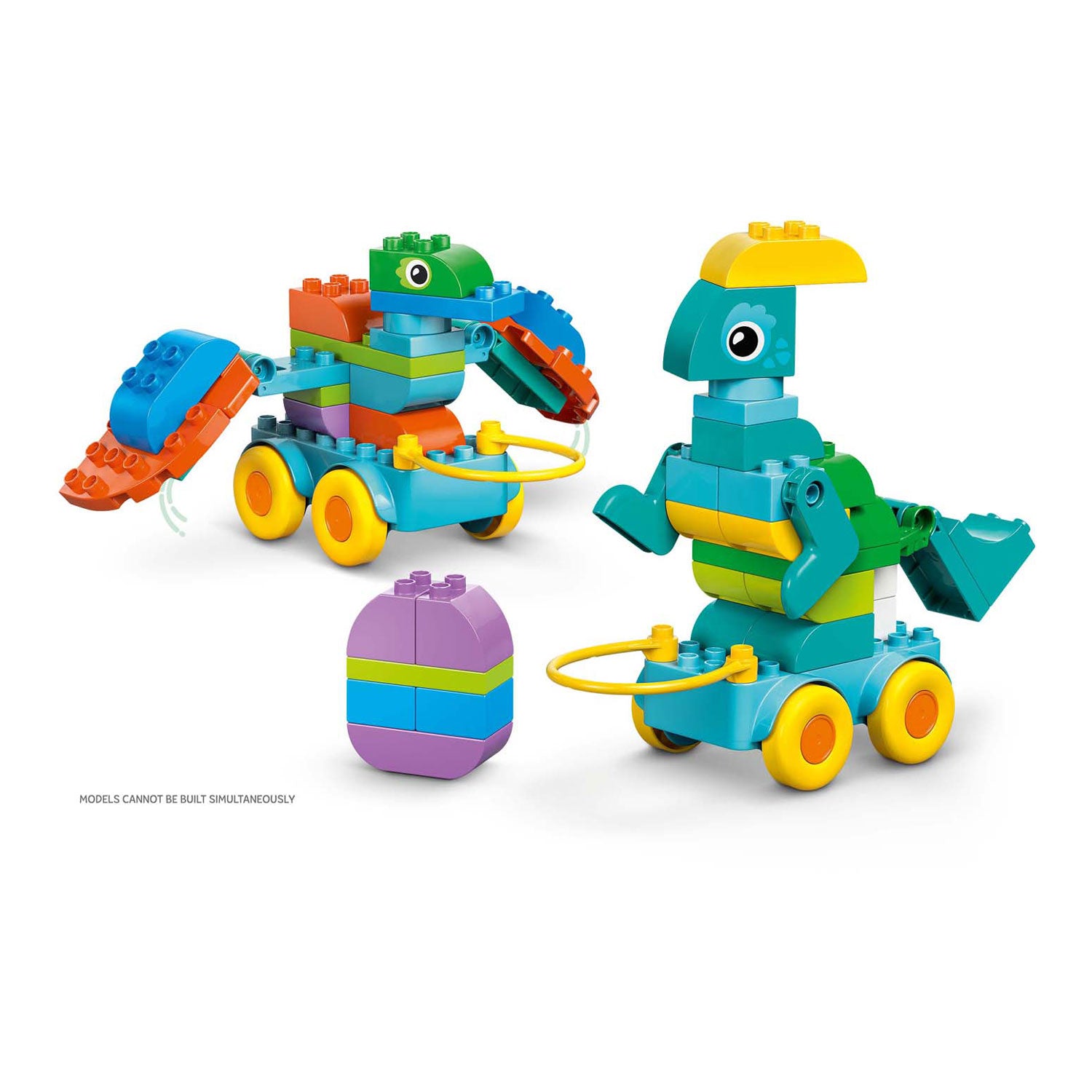 Lego ® duplo® stad 3-in-1 dinosaurussen op wielen - 10451