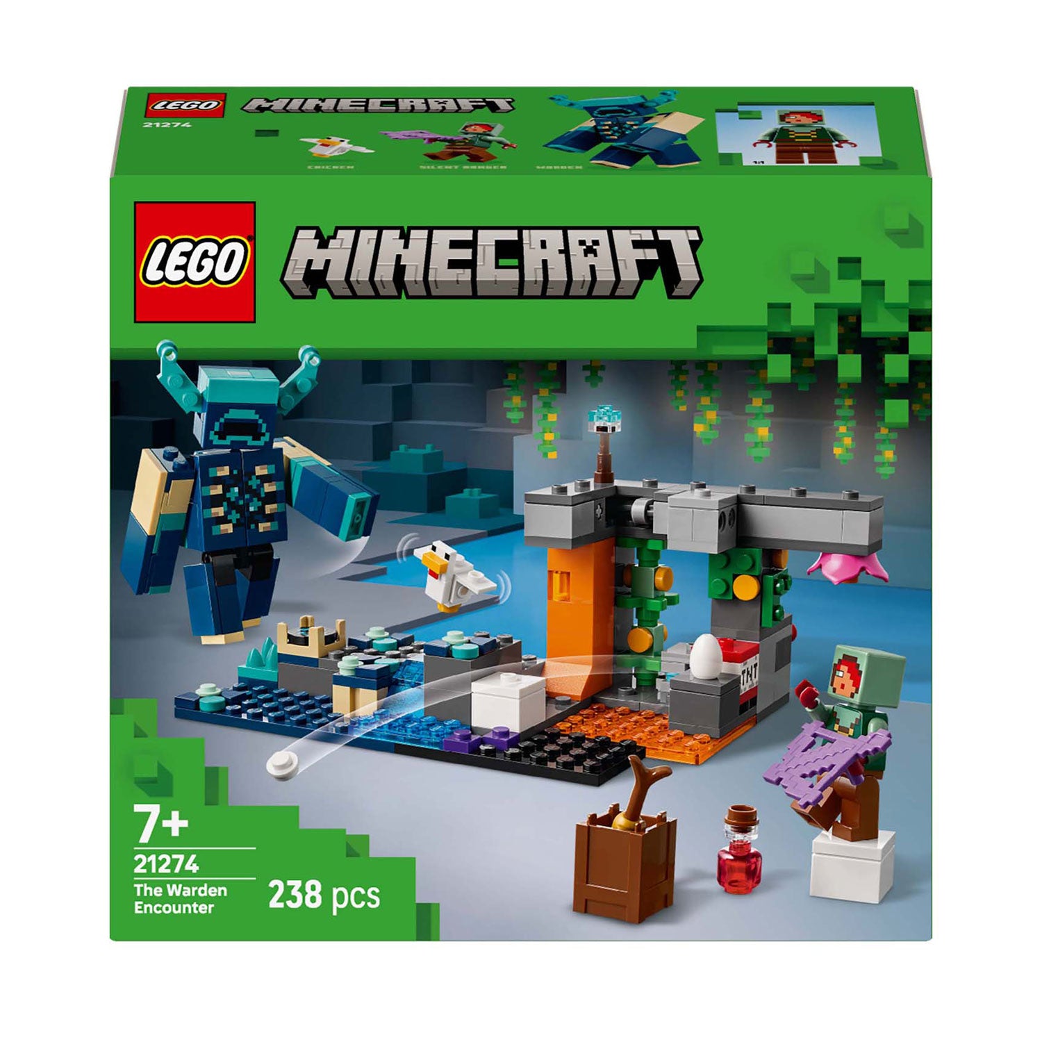 Lego ® minecraft® de ontmoeting met de opzichter - 21274