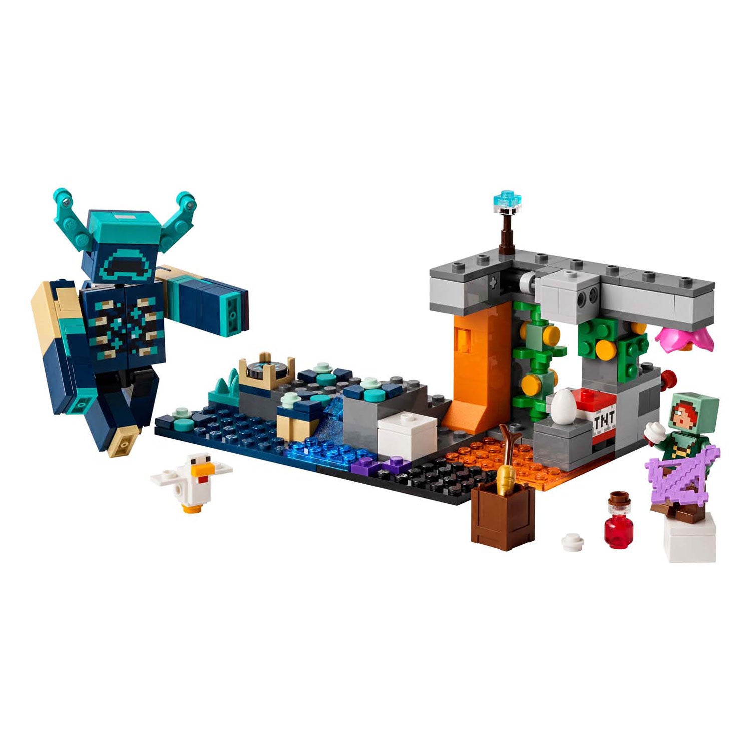 Lego ® minecraft® de ontmoeting met de opzichter - 21274