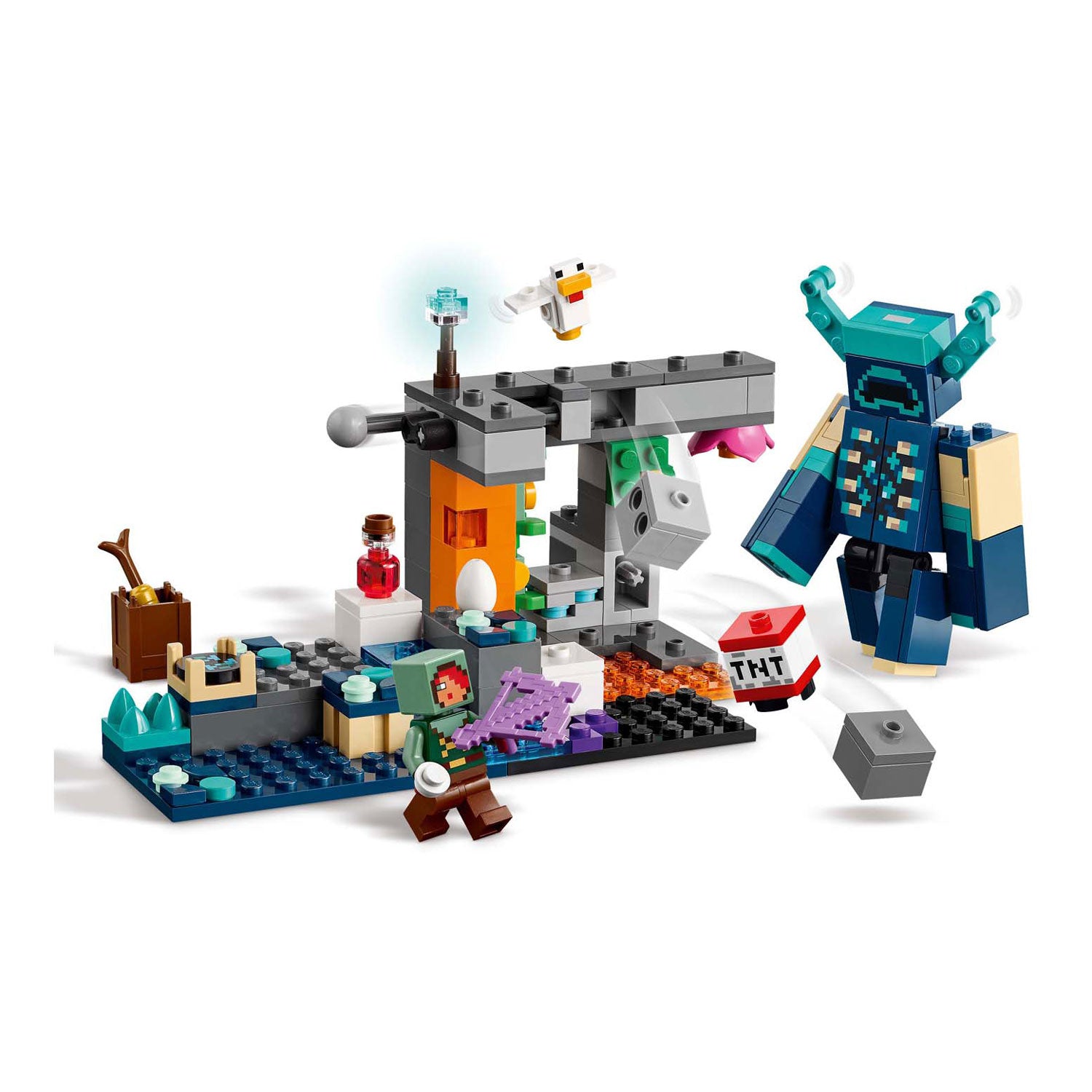 Lego ® minecraft® de ontmoeting met de opzichter - 21274