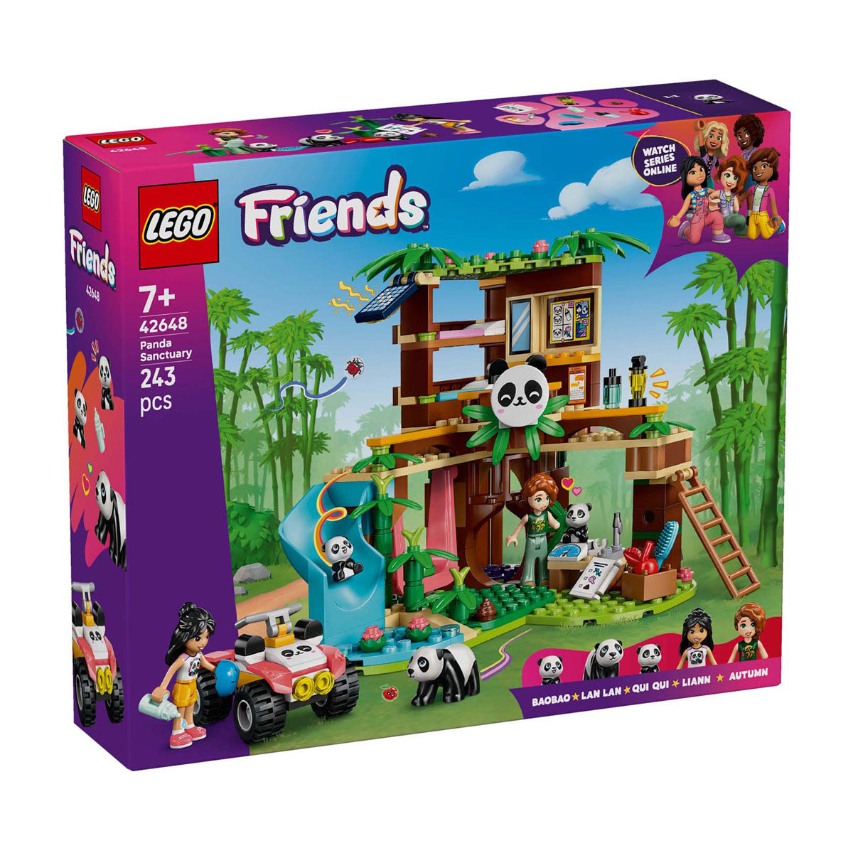 Lego ® friends de pandaopvang, bouwset, speelgoed - 42648