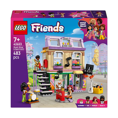 Lego friends 42653 muziekwinkel en appartement