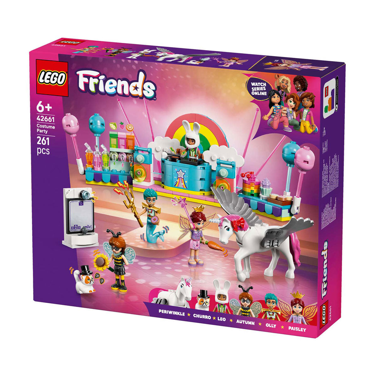 Lego ® friends verkleedfeestje met eenhoorn en fee - 42661