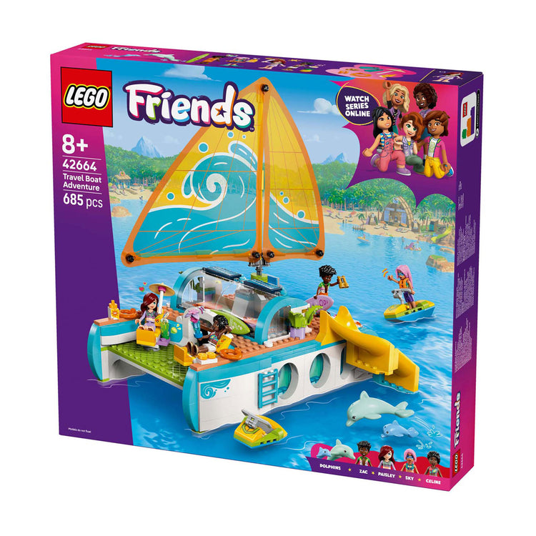 Lego friends avontuurlijke bootreis boot speelgoed voor kinderen - 42664
