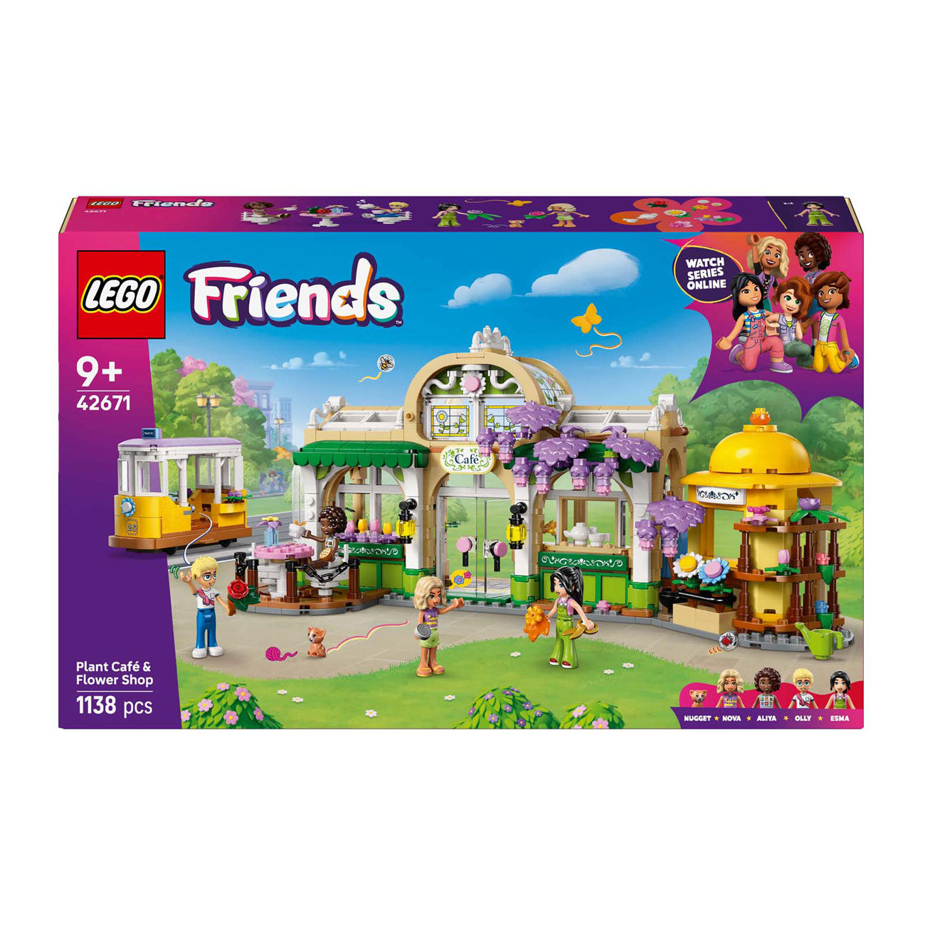 Lego ® friends plantencafé en bloemenwinkel bouwset - 42671