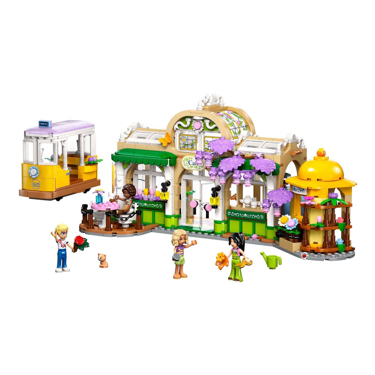 Lego ® friends plantencafé en bloemenwinkel bouwset - 42671