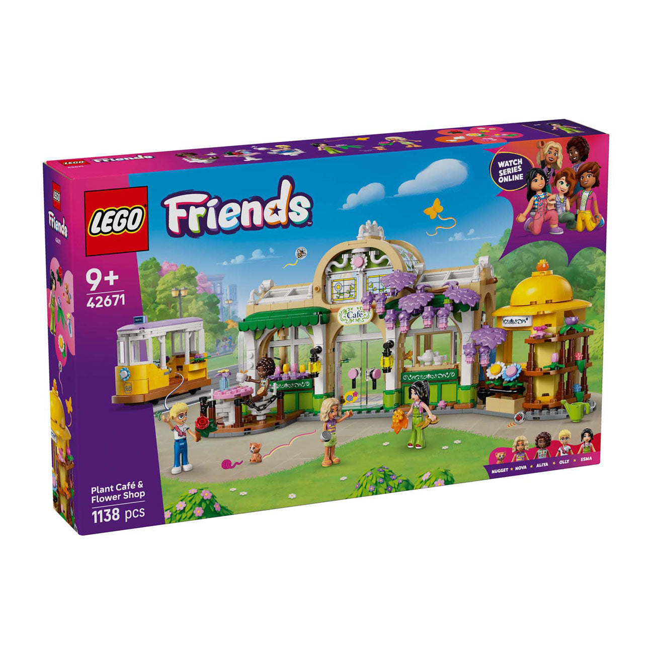 Lego ® friends plantencafé en bloemenwinkel bouwset - 42671