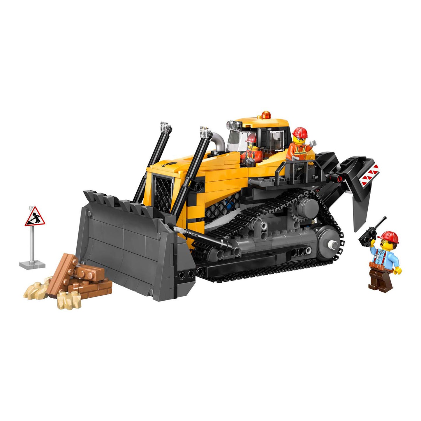 Lego ® city gele bulldozer, bouwplaatsvoertuig - 60466