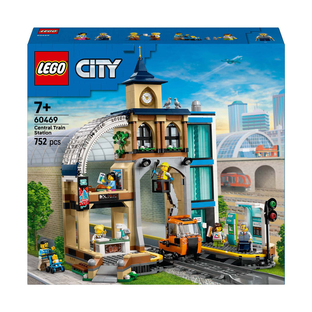 Lego ® city centraal station, bouwspeelgoedset - 60469