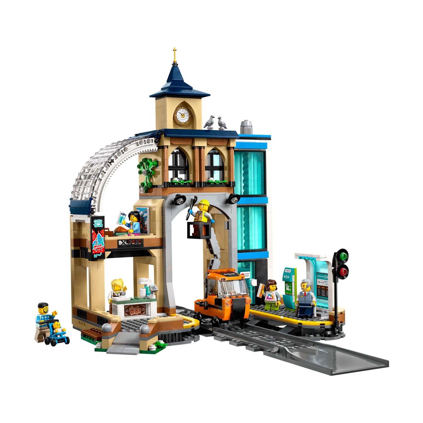 Lego ® city centraal station, bouwspeelgoedset - 60469