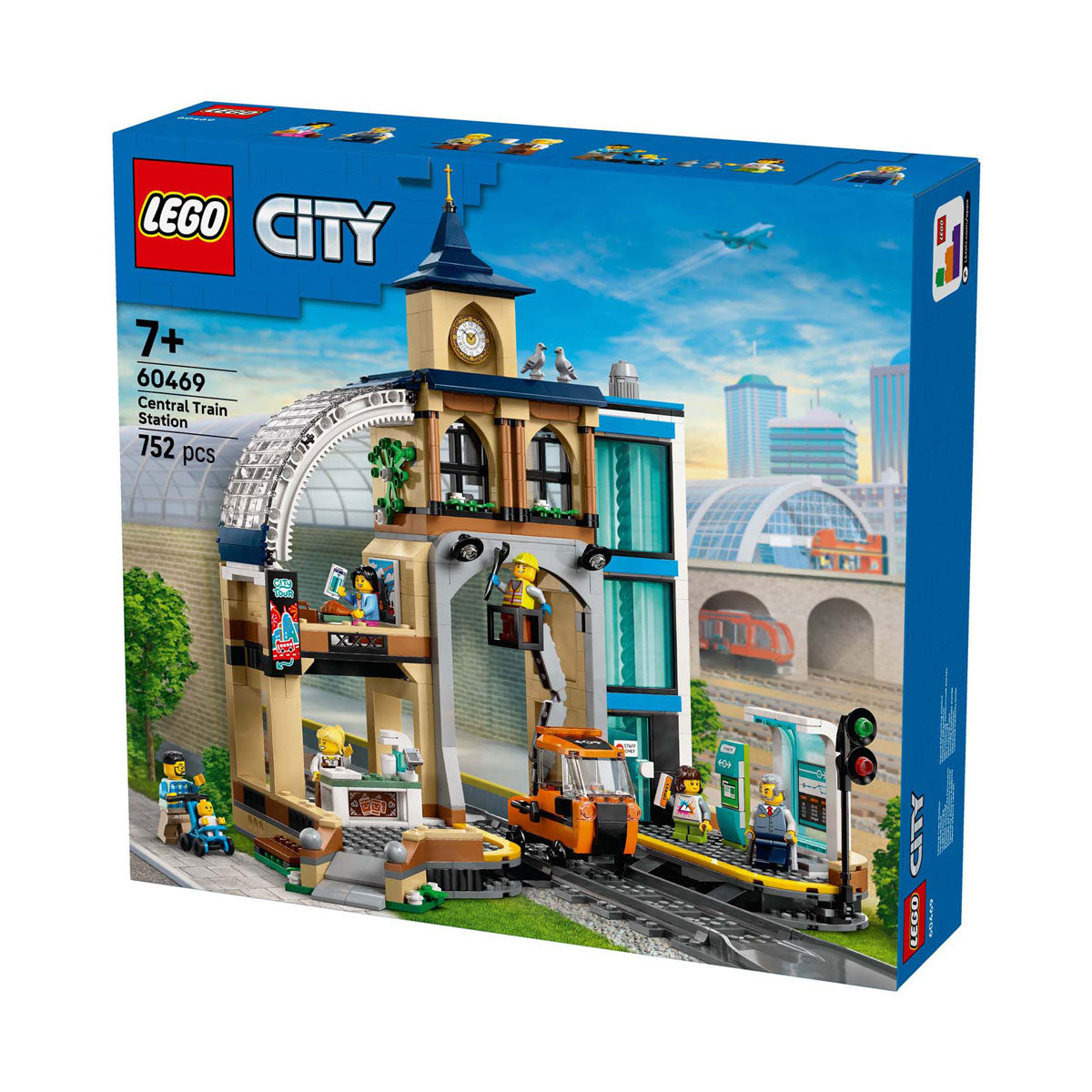 Lego ® city centraal station, bouwspeelgoedset - 60469