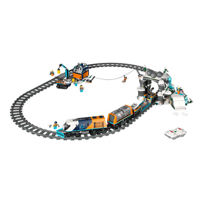 Lego city 60470 onderzoekstrein op de noordpool