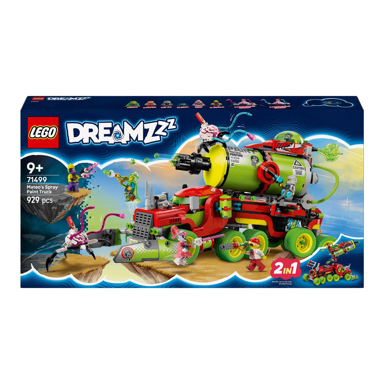 Lego dreamzzz 71499 mateo's spuitbustruck