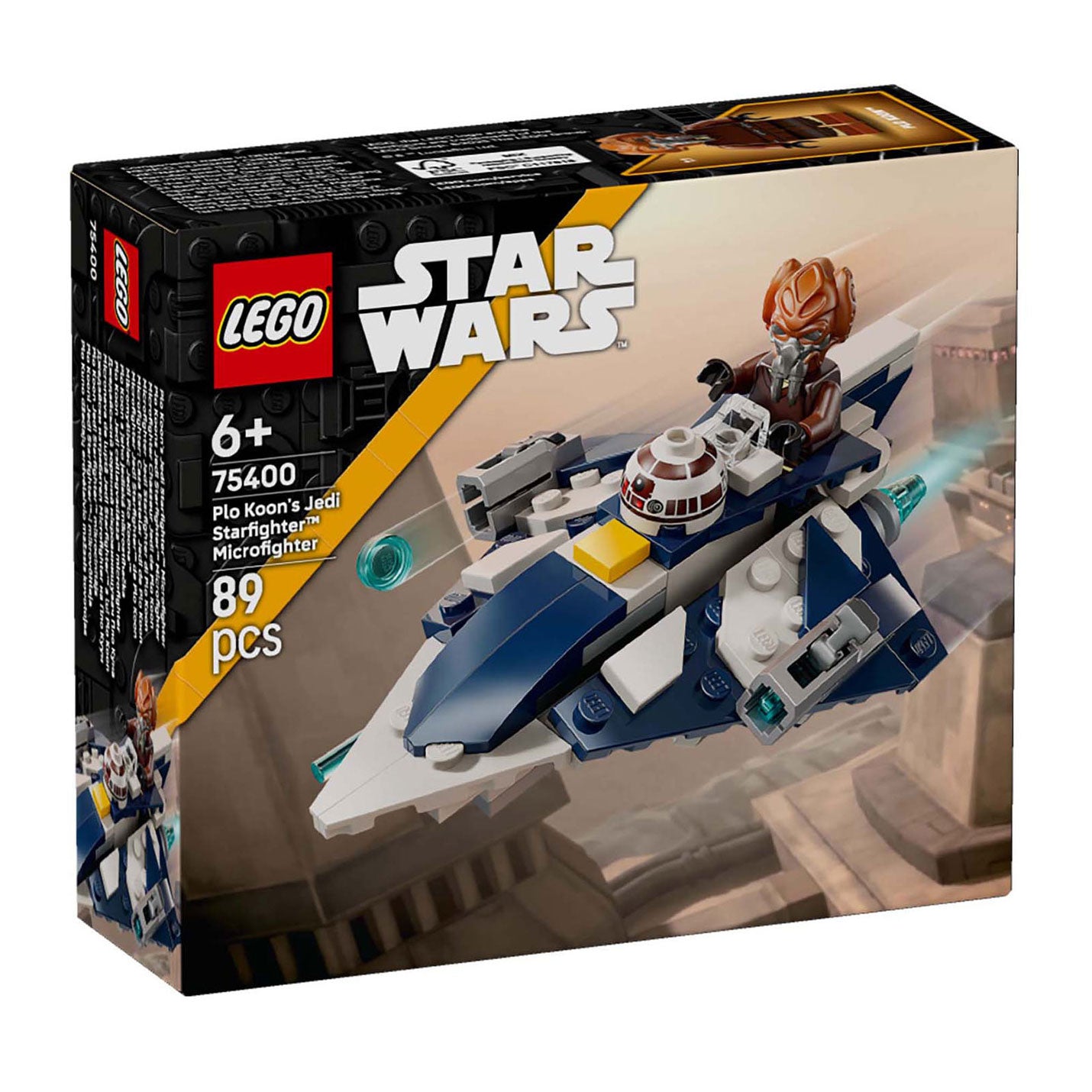 Lego star wars plo koons jedi starfighter microfighter set - 75400