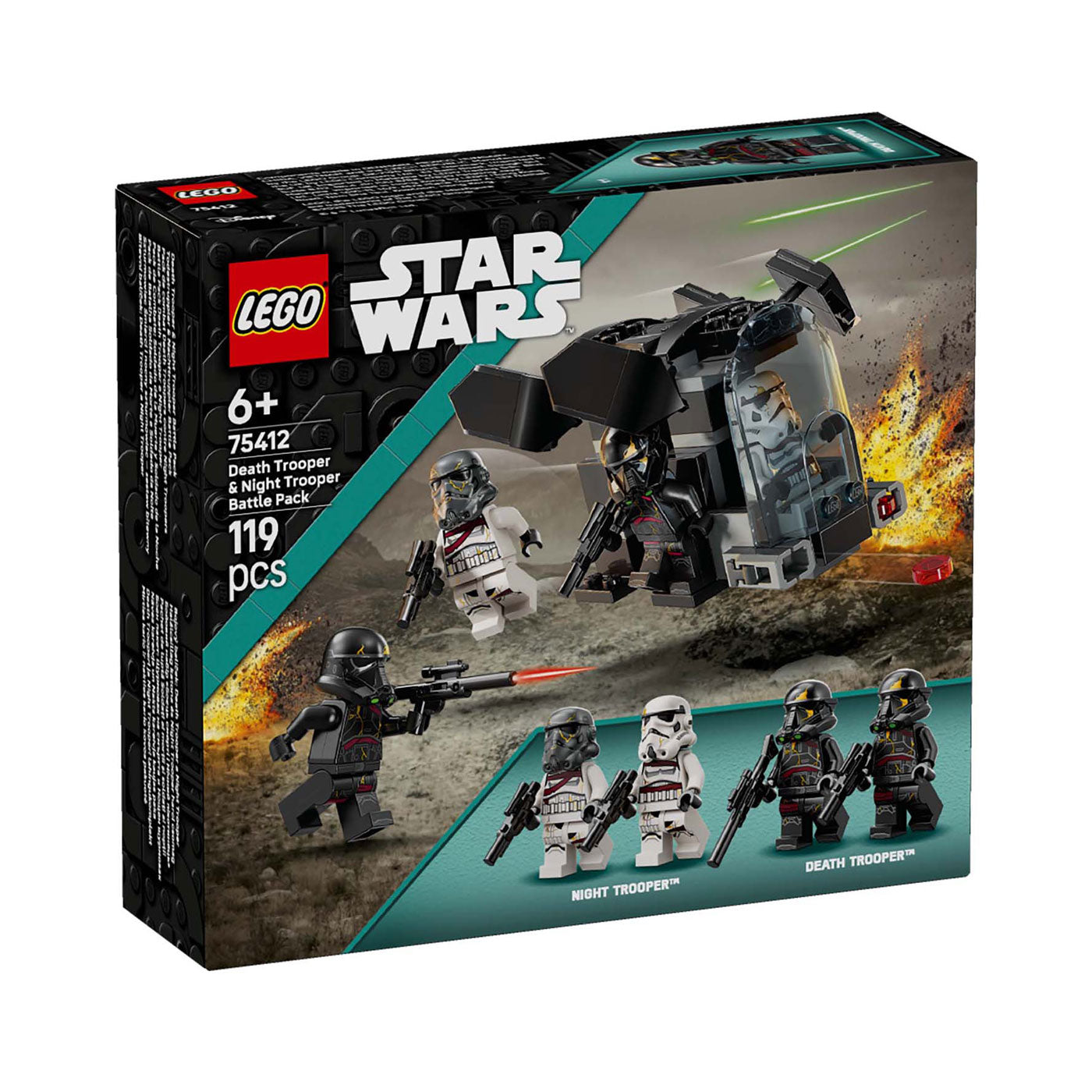 Lego star wars death trooper en night trooper battle pack set - 75412