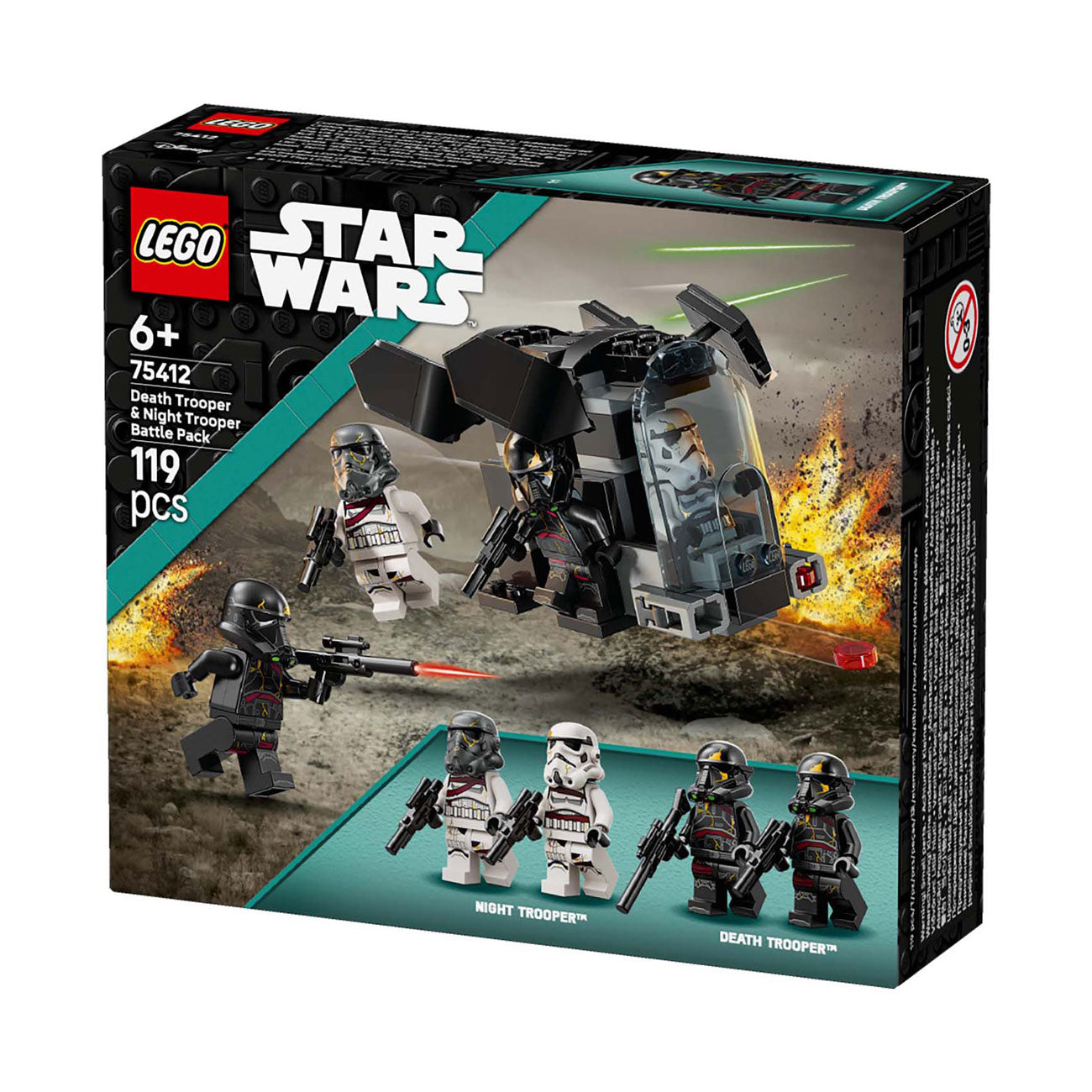 Lego star wars death trooper en night trooper battle pack set - 75412