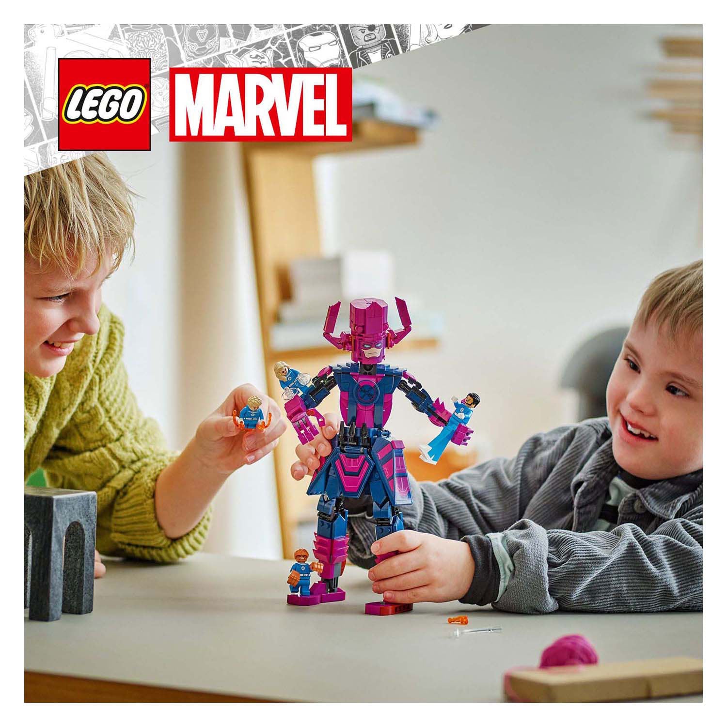 Lego super heroes marvel 76316 fantastic four vs. galactus bouwfiguur