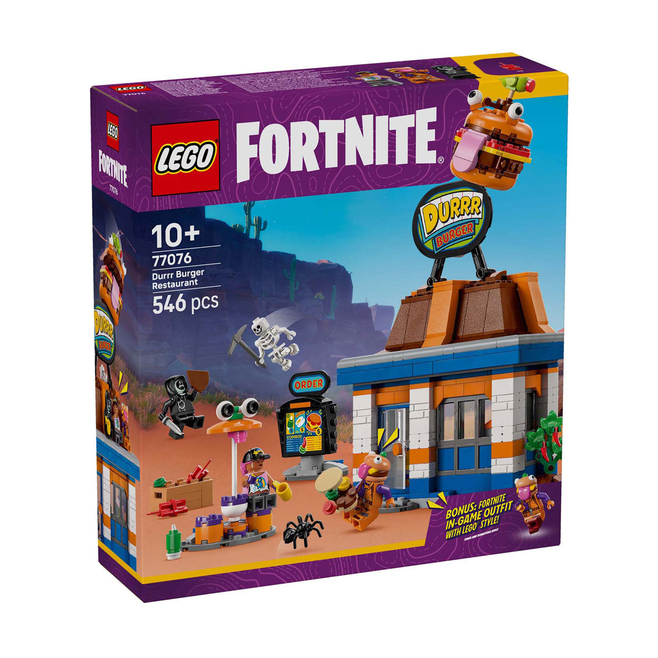 Lego ® fortnite® durrr burger restaurant - 77076
