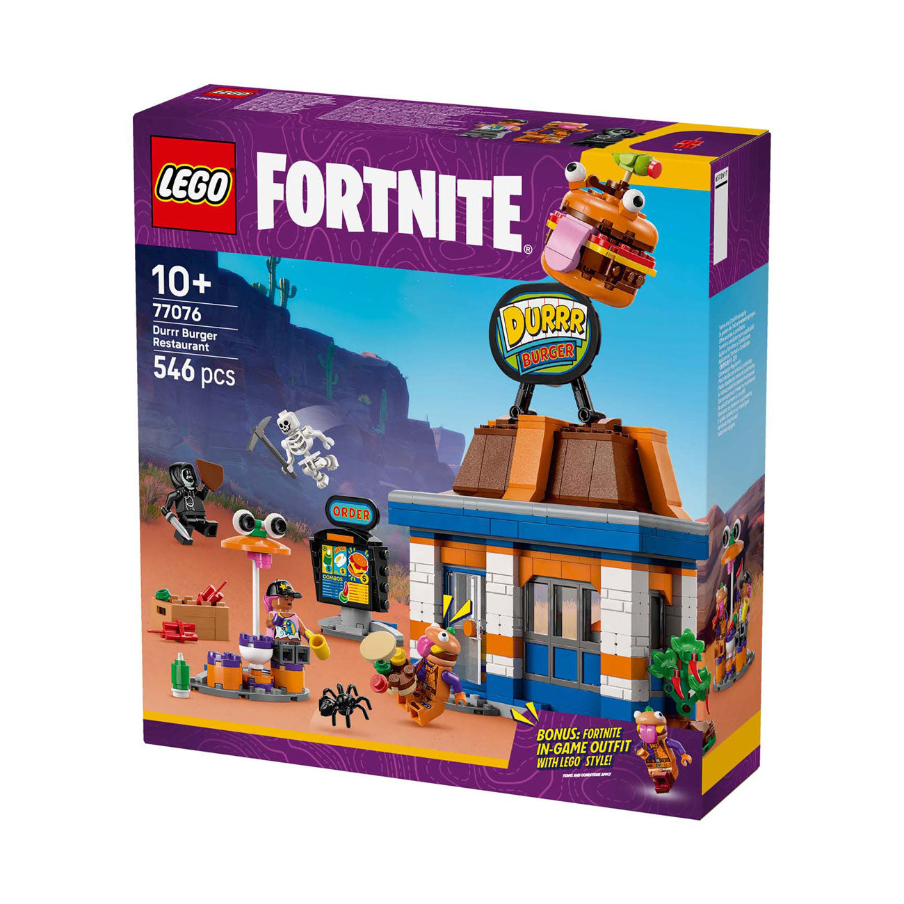 Lego ® fortnite® durrr burger restaurant - 77076