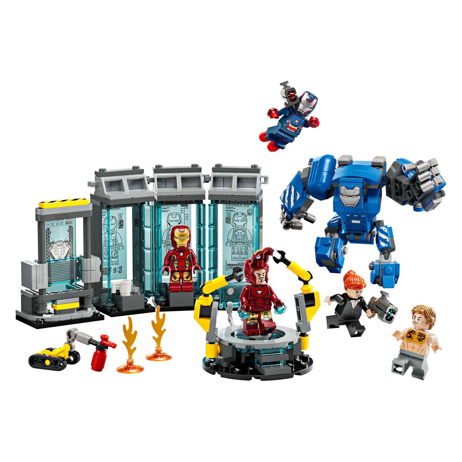Lego marvel iron mans laboratorium: harnasruimte set - 76315