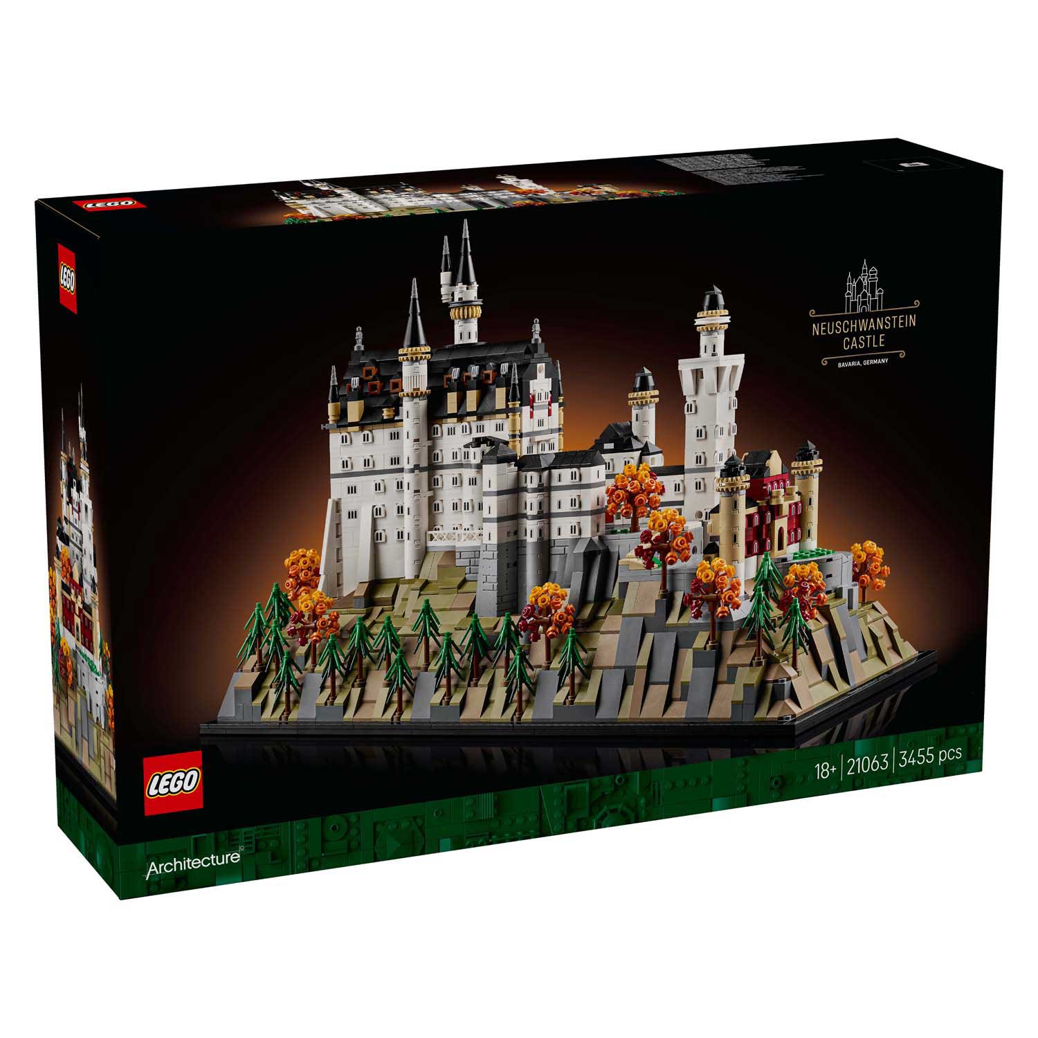 Lego ® architecture slot neuschwanstein verzamelset - 21063