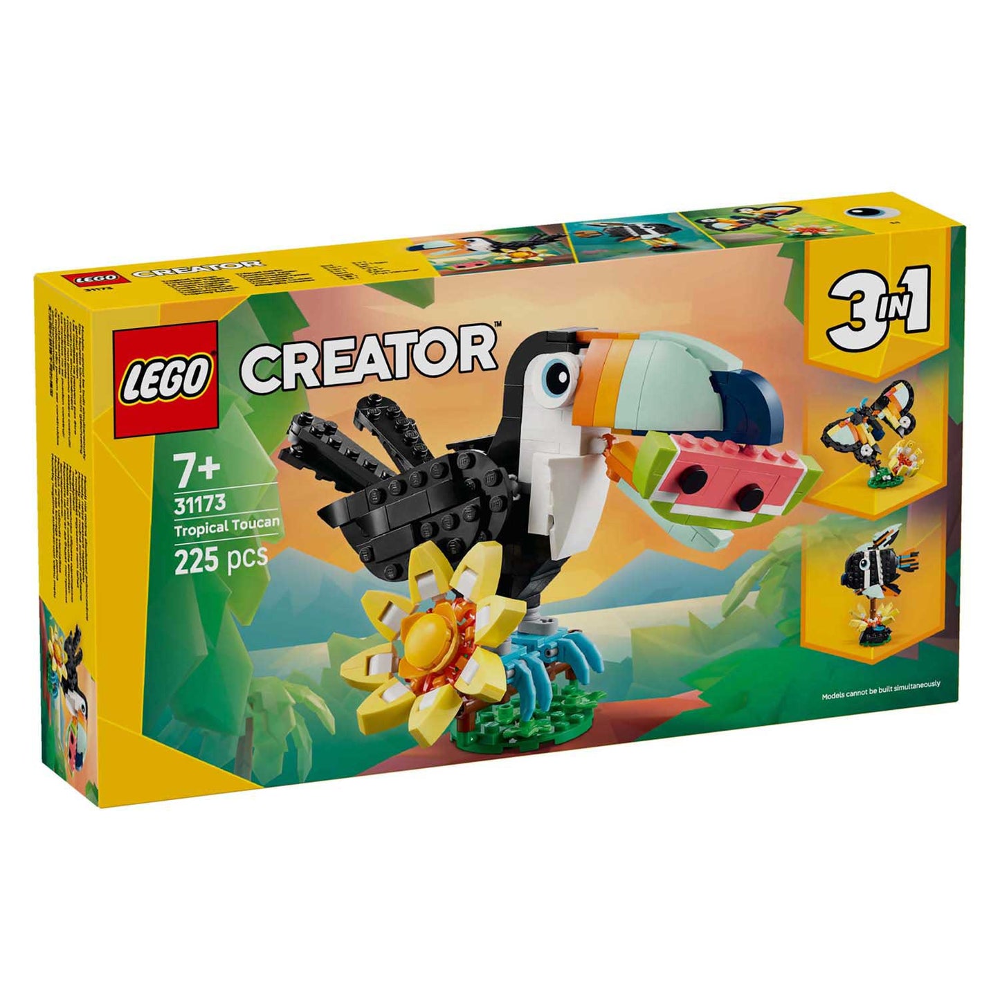 Lego ® creator 3in1 wilde dieren: tropische toekan - 31173