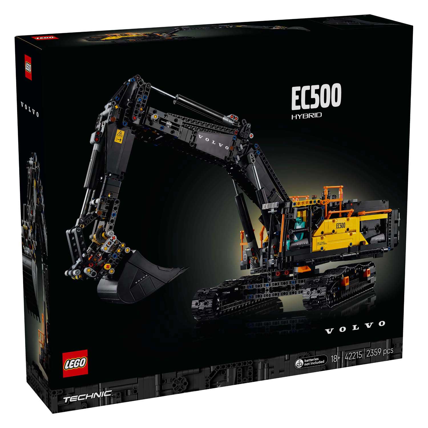 Lego ® technic volvo ec500 hybrid graafmachine - 42215