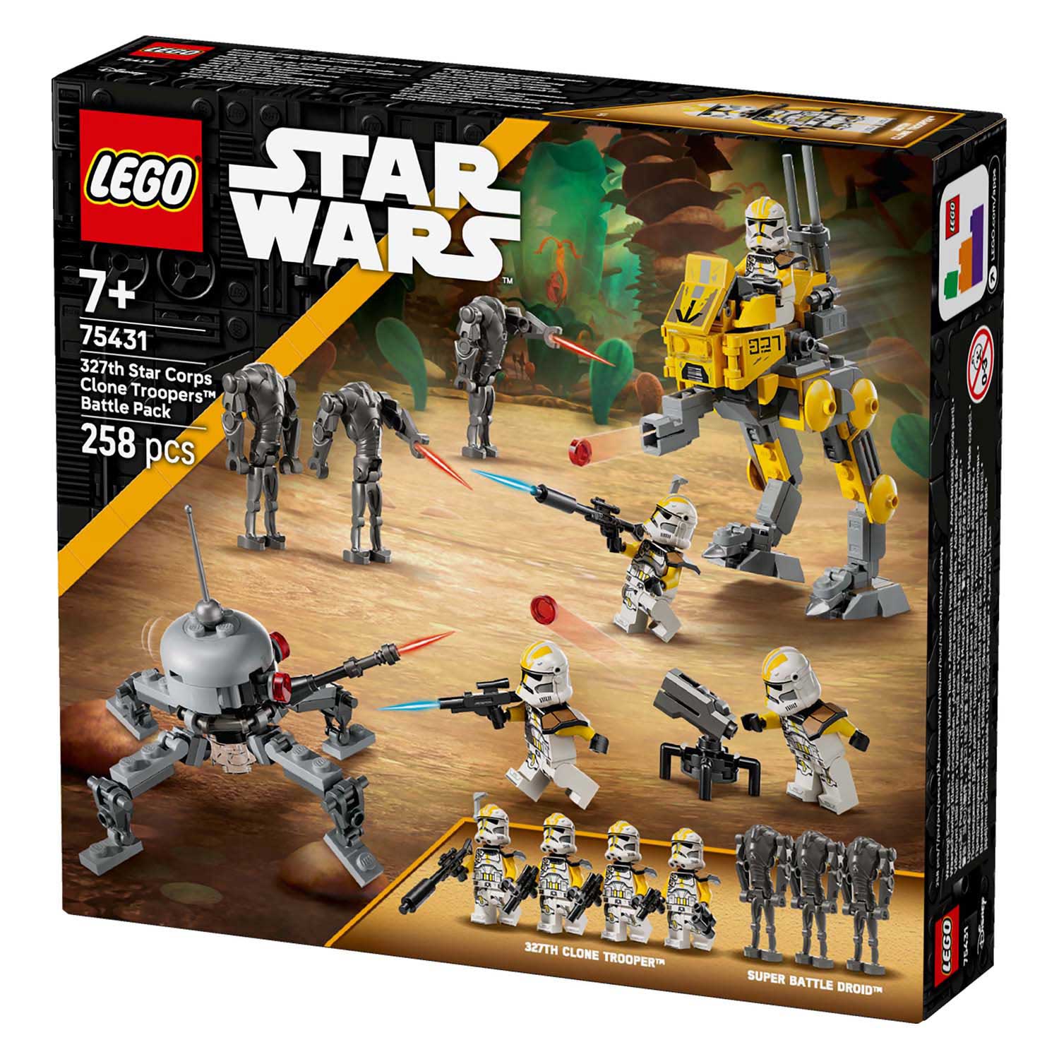 Lego star wars 75431 327th star corps clone troopers battle pack