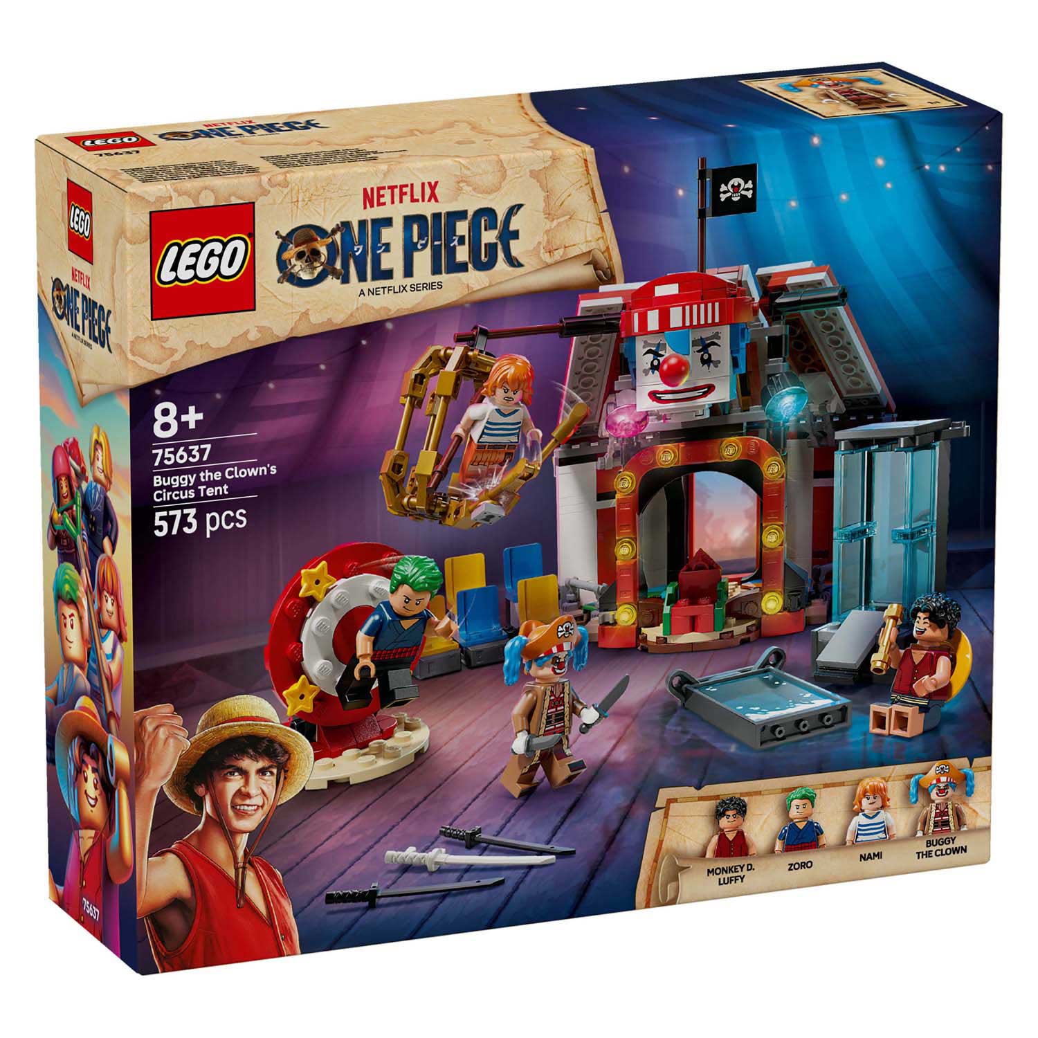 Lego ® one piece circustent van buggy de clown bouwset - 75637