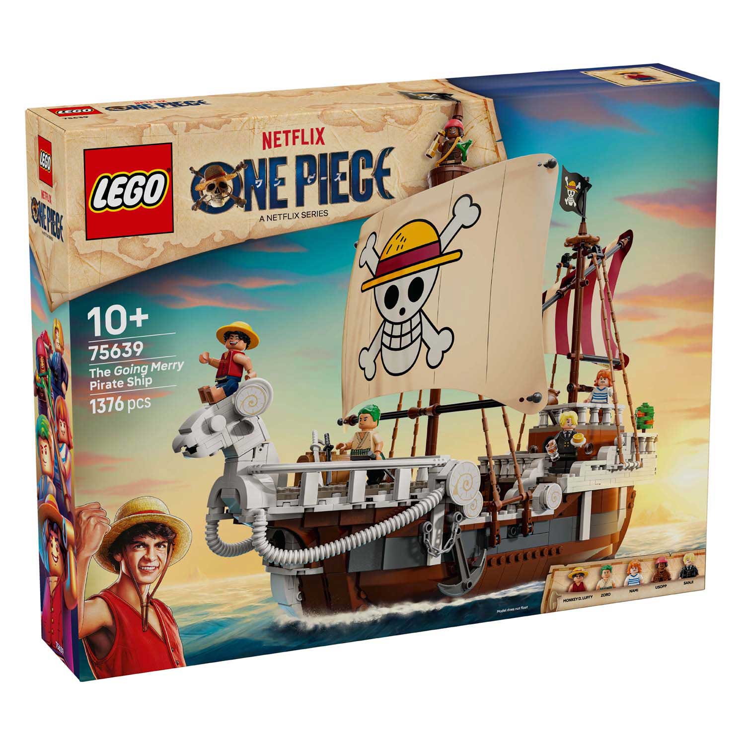 Lego ® one piece het piratenschip going merry bouwset - 75639