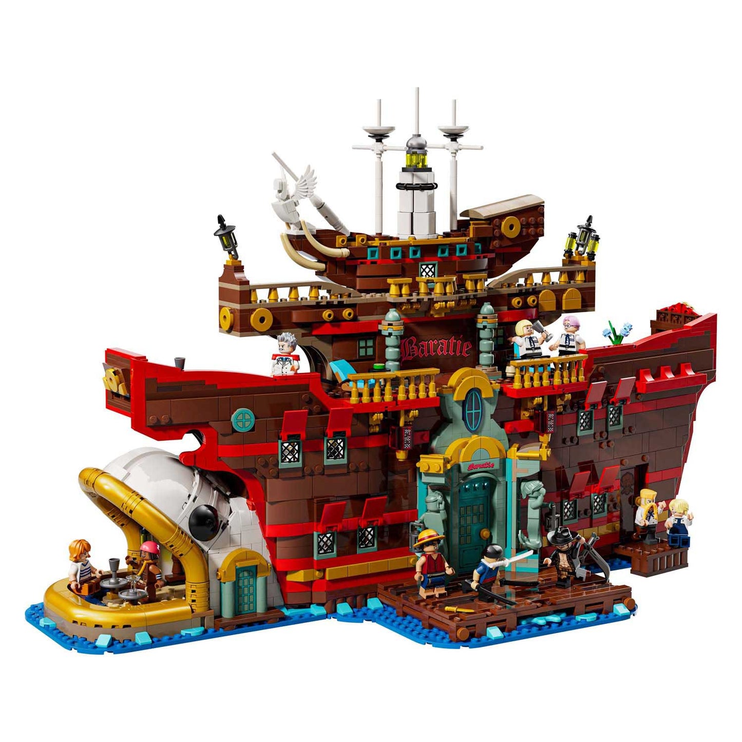 Lego ® one piece het drijvende restaurant baratie - 75640