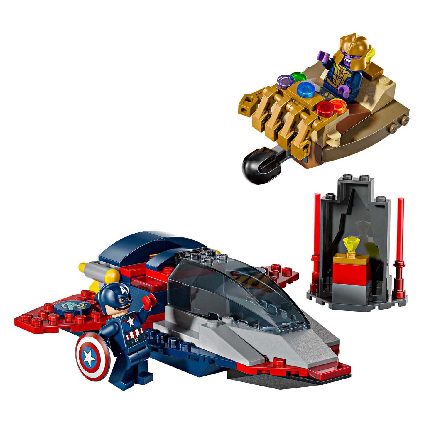 Lego super heroes marvel 76319 captain america vs. thanos