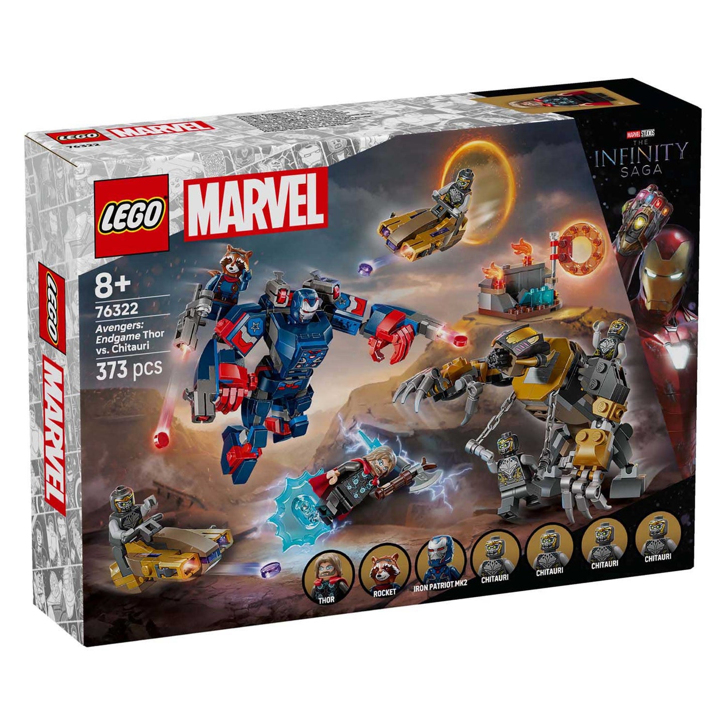 Lego super heroes marvel 76322 avengers endgame thor vs. chitauri