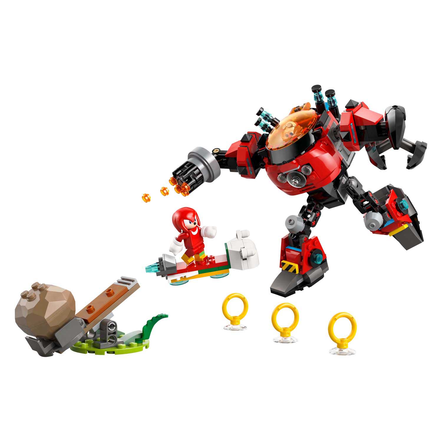 Lego ® sonic the hedgehog™ knuckles vs. dr. eggman egg crusher mecha - 77005