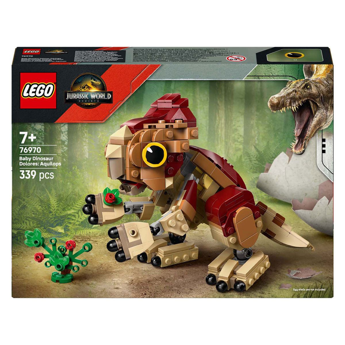 Lego jurassic world 76970 babydinosaurus dolores: aquilops
