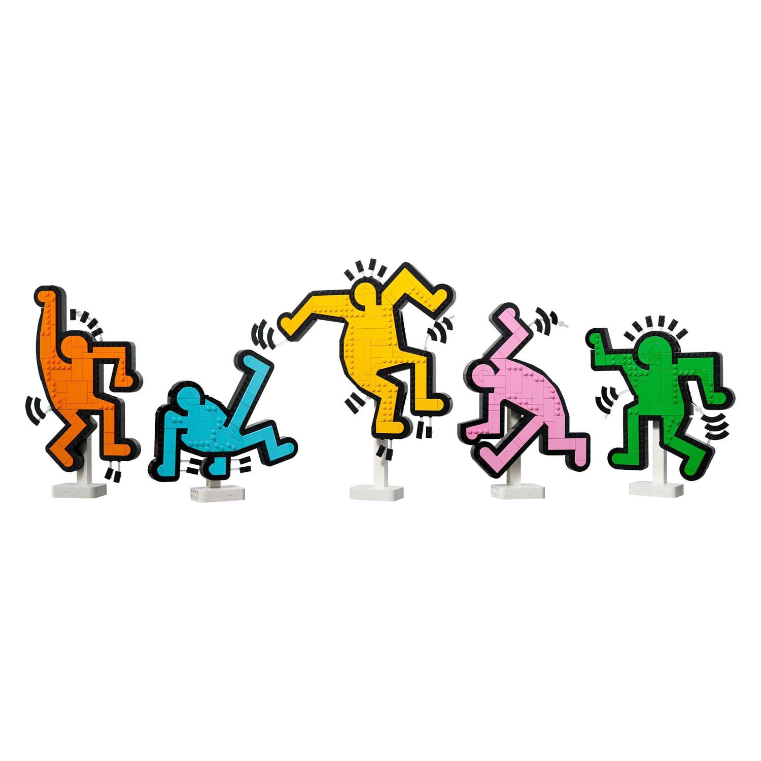 Lego ® art keith haring dansende figuren - 31216