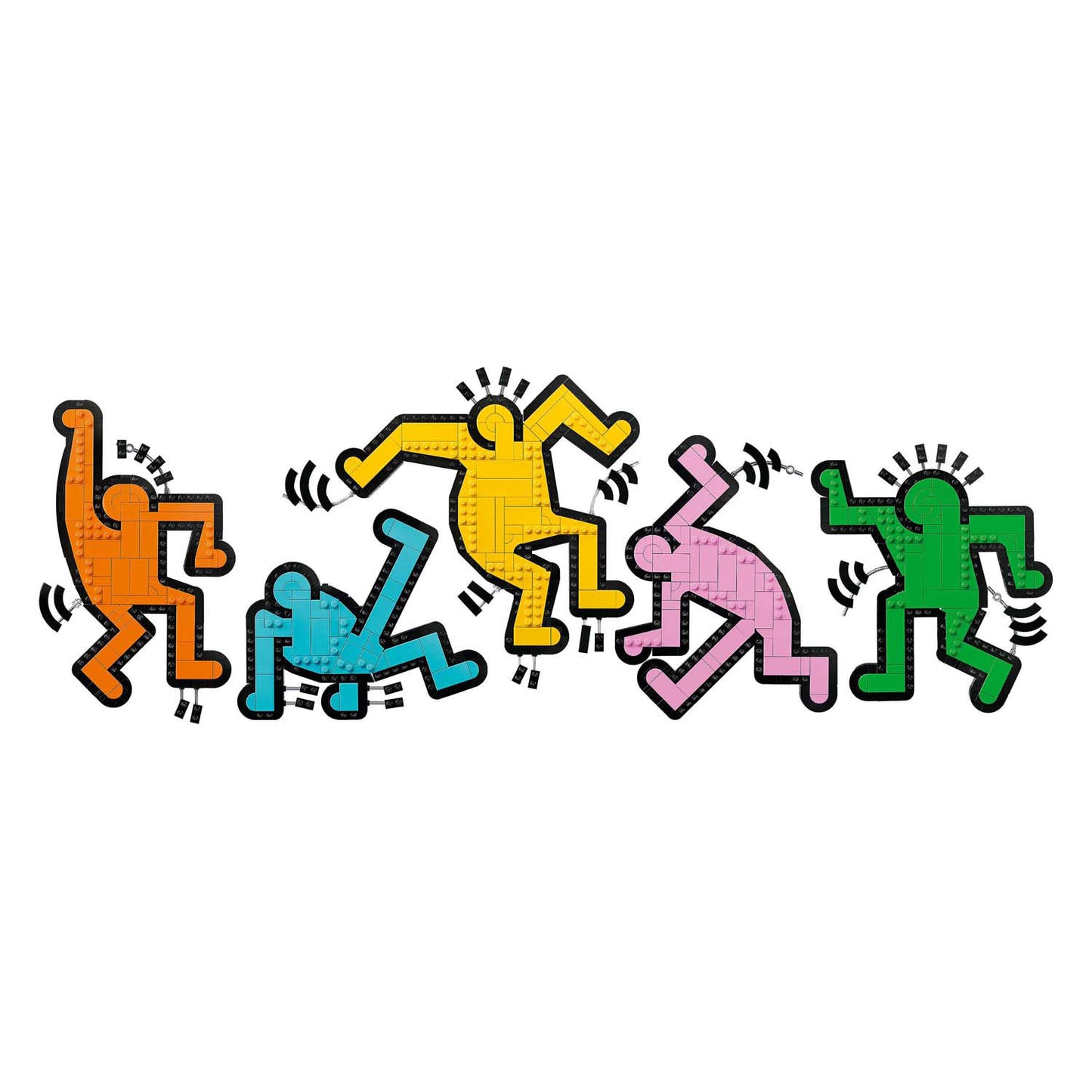 Lego ® art keith haring dansende figuren - 31216