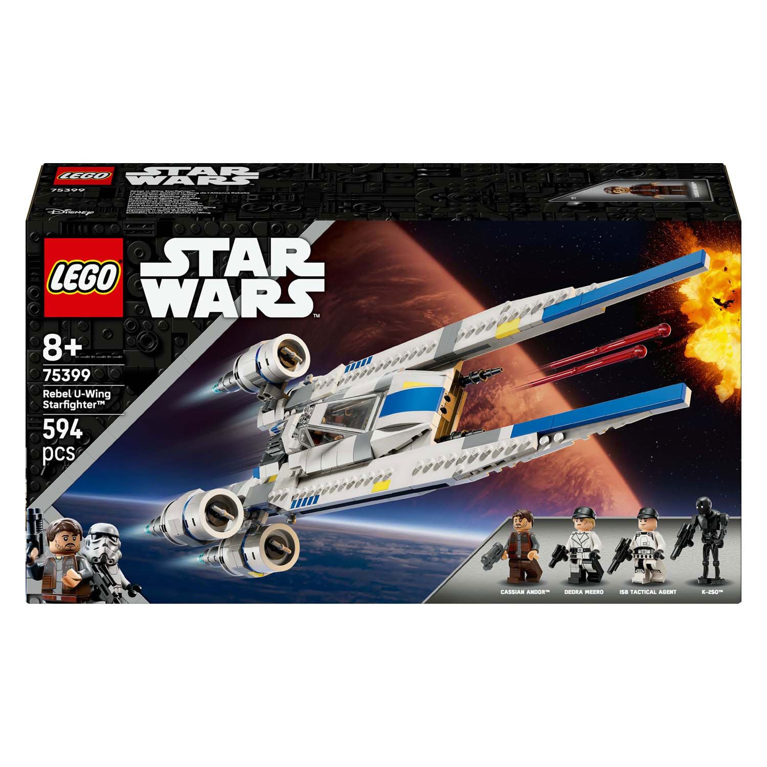 Lego ® star wars: andor™ rebel u-wing starfighter™ - 75399