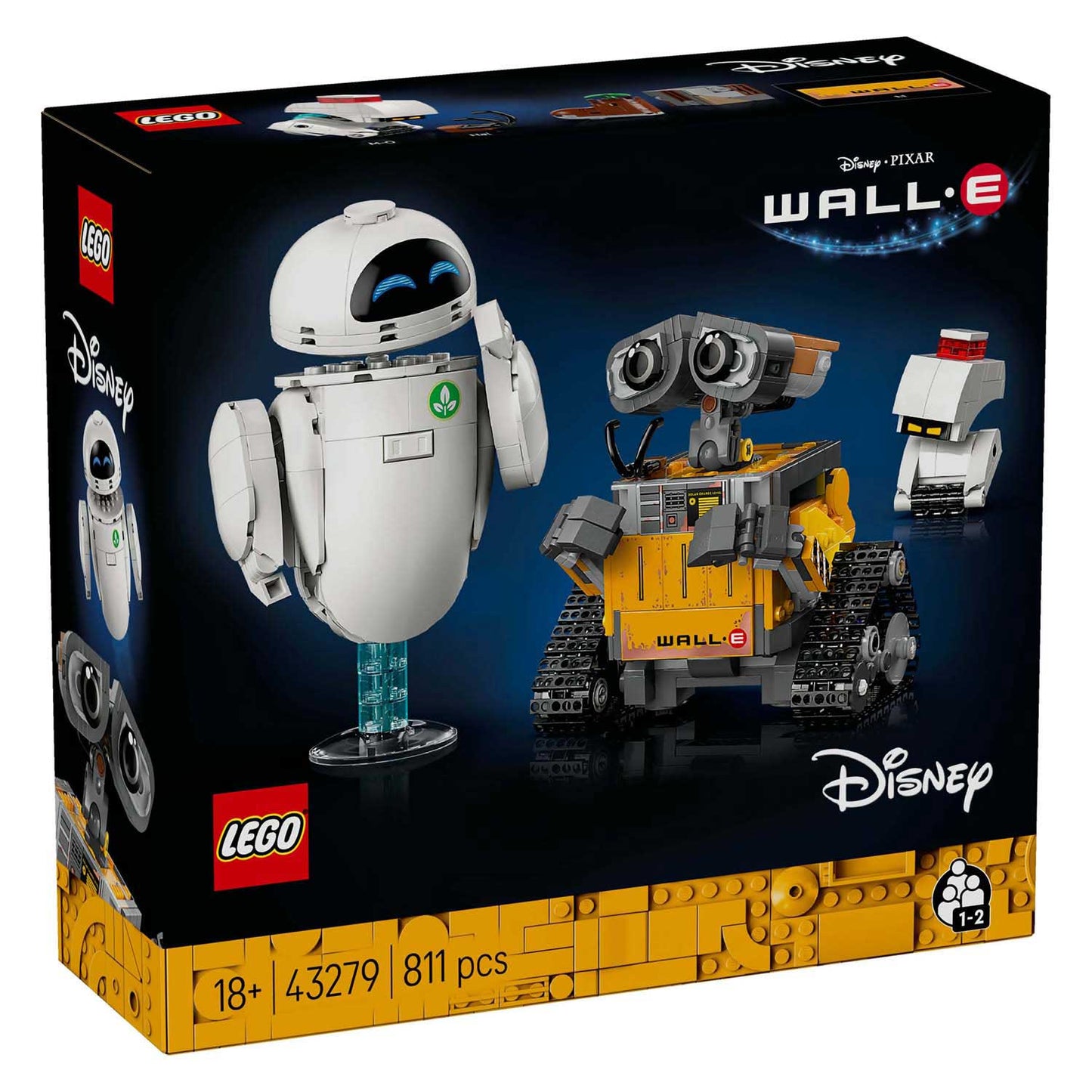 Lego disney en pixar wall-e en eve - 43279