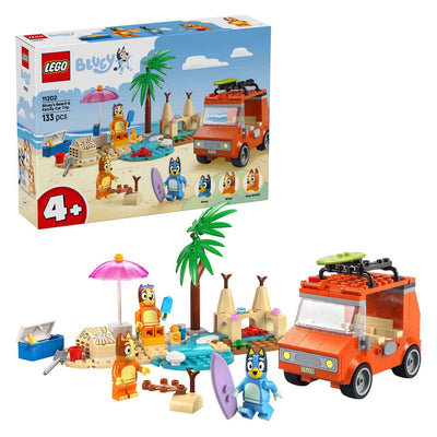 Lego bluey 11202 bluey's autorit naar het strand