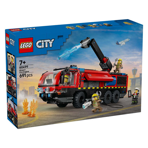 Lego city 60499 luchthaven brandweertruck