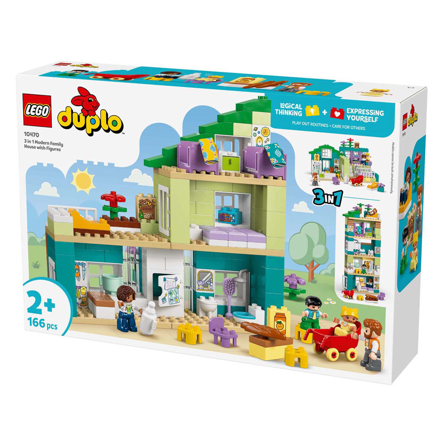 Lego duplo town 10470 - woonhuis - 3-in-1 - inclusief figuren