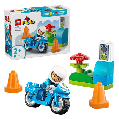 Lego duplo 10471 blauwe politiemotor