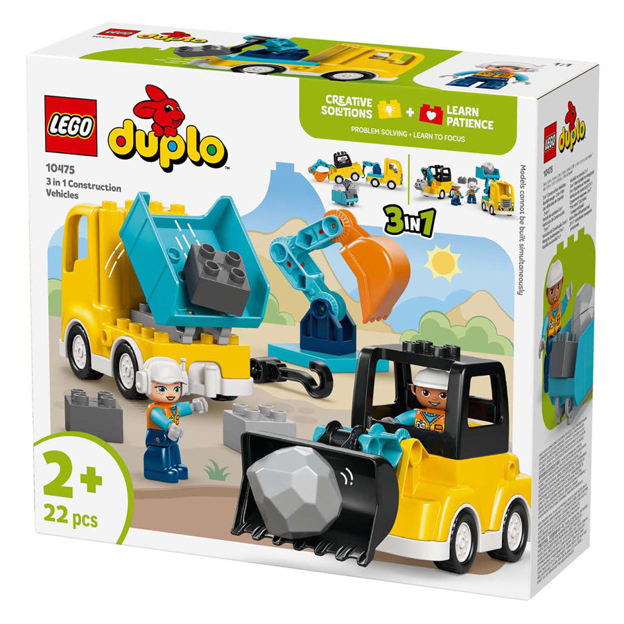 Lego duplo town 10475 3in1 bouwvoertuigen