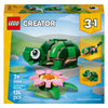 Lego ® creator 3in1 schildpad met waterlelie - speelgoedmodel - bouw om tot kameleon of kikker - 31377