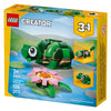 Lego ® creator 3in1 schildpad met waterlelie - speelgoedmodel - bouw om tot kameleon of kikker - 31377