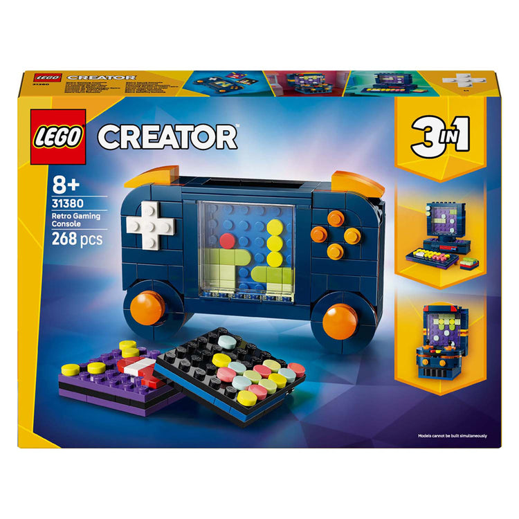 Lego ® creator 3in1 retro spelcomputer speelgoedmodel - bouw om tot desktop of speelautomaat - 31380