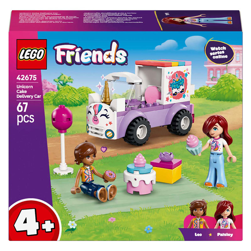 Lego friends 42675 eenhoorn taartenbezorgauto