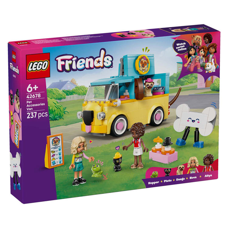 Lego friends 42678 bestelwagen met dierenaccessoires