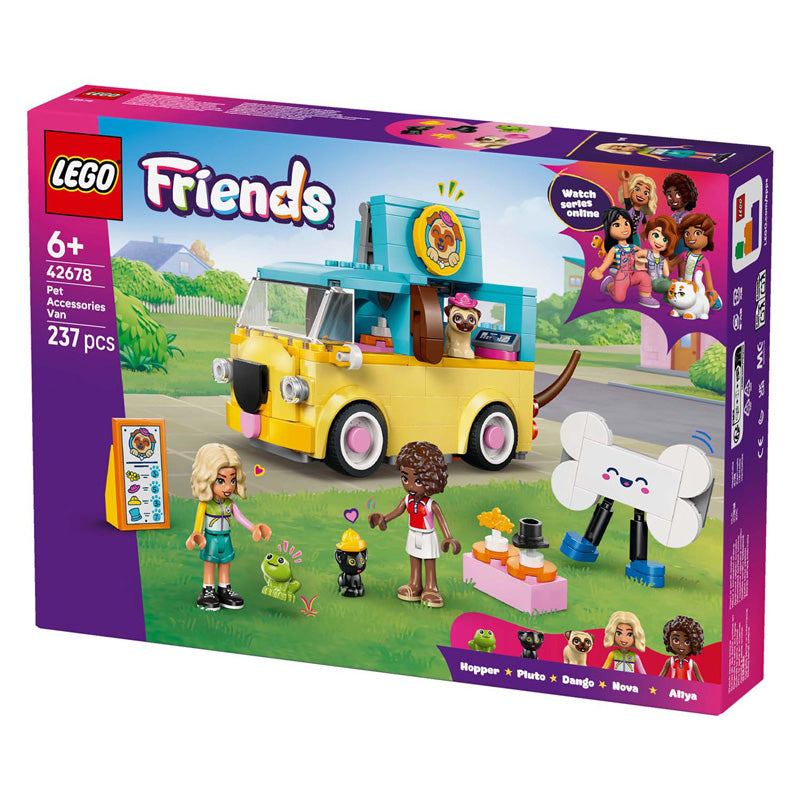 Lego friends 42678 bestelwagen met dierenaccessoires
